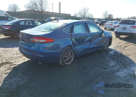 2019 Ford Fusion Sel из США, поврежденный, VIN 3FA6P0CD6KR224452